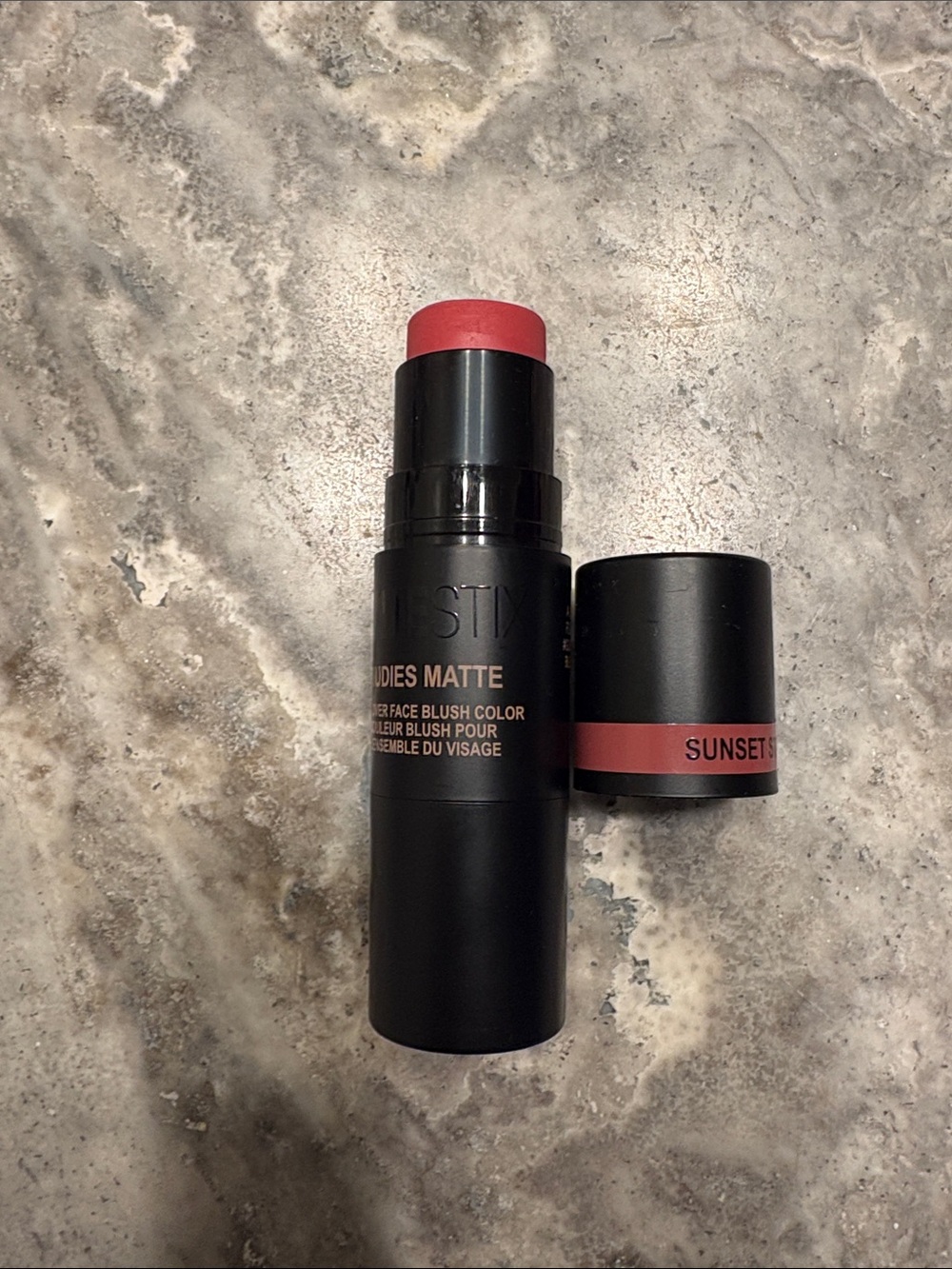 Full-sized NudeStix Matte All Over Face Blush - Sunset Strip